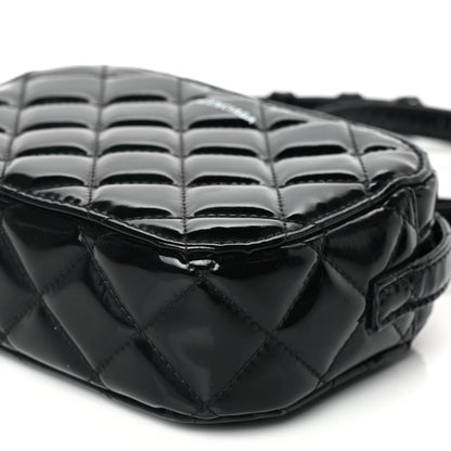 Balenciaga Patent Quilted XS Ville Camera Bag Black 9 of 9