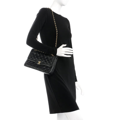 Chanel Lambskin Medium Double Flap Black 2 of 12