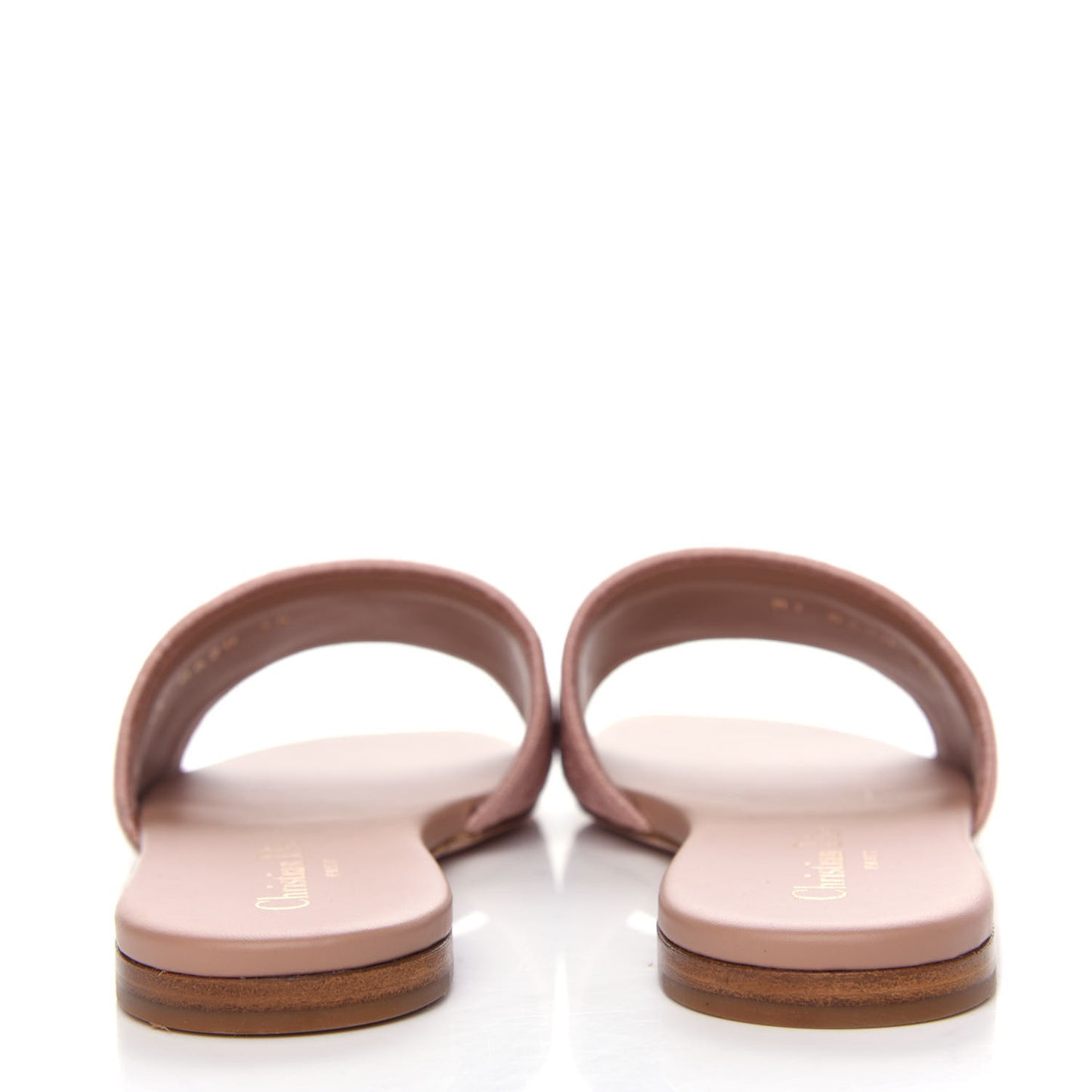 Cotton Embroidered Dway Mules Slide Sandals 35 Rose Des Vents