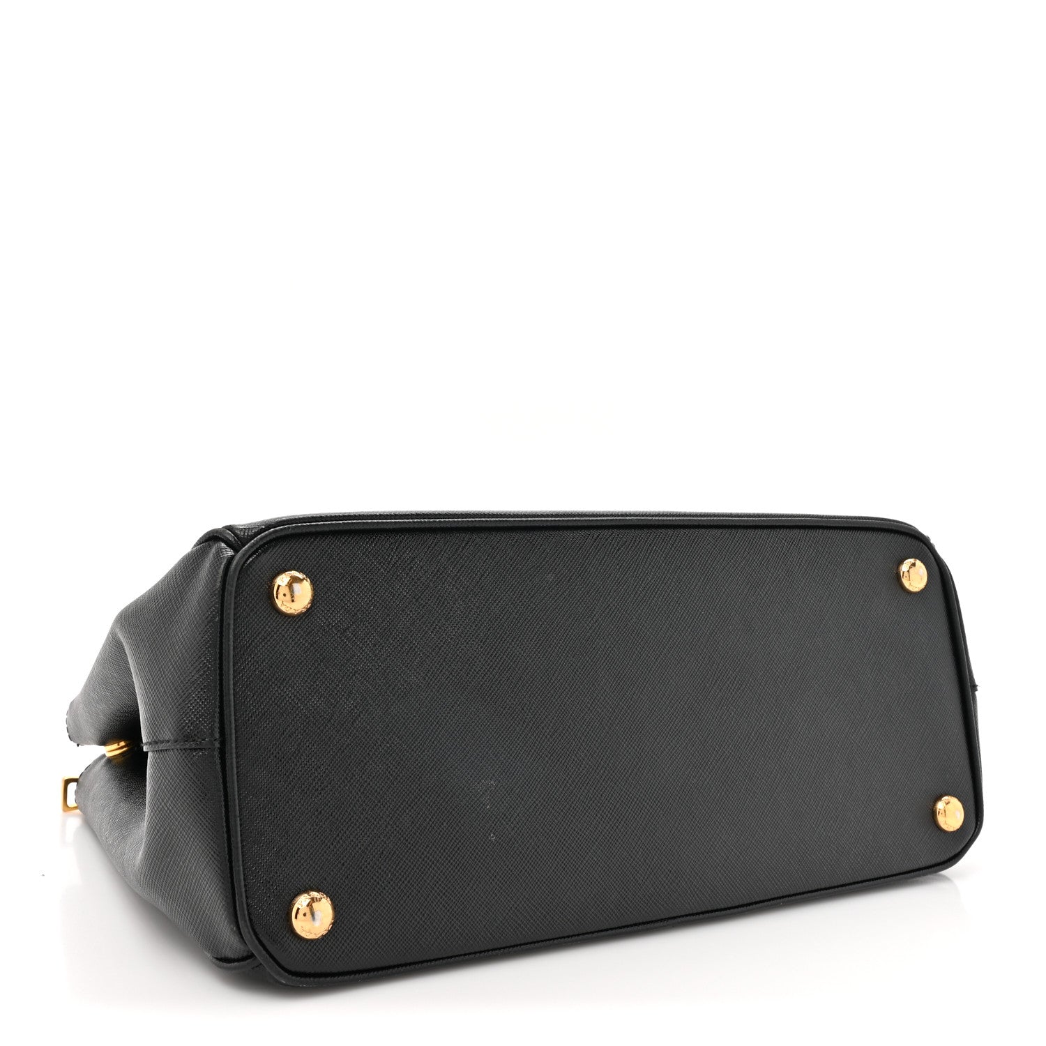 Prada Saffiano Small Galleria Double Zip Tote Black 4 of 17