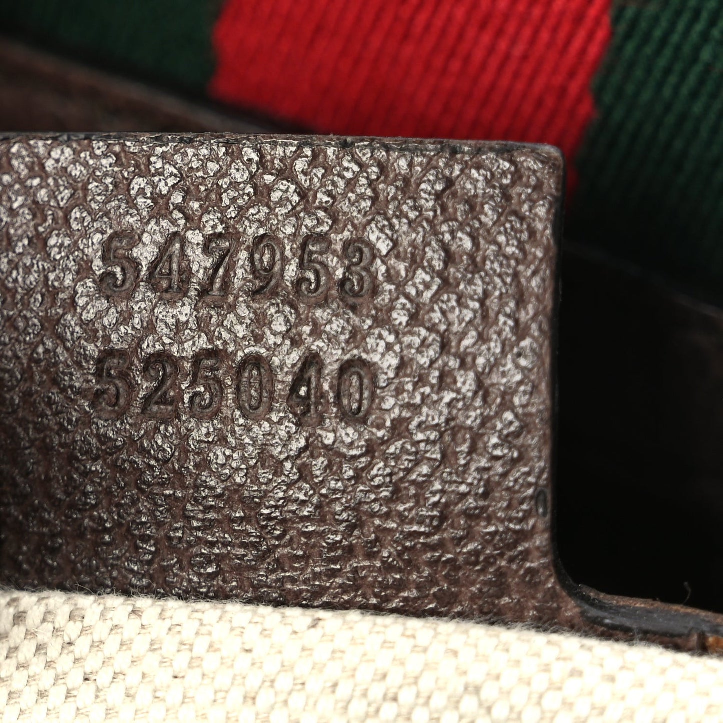 GG Supreme Monogram Textured Dollar Calfskin Web Medium Ophidia Carry-On Duffle Bag Beige Ebony New Acero