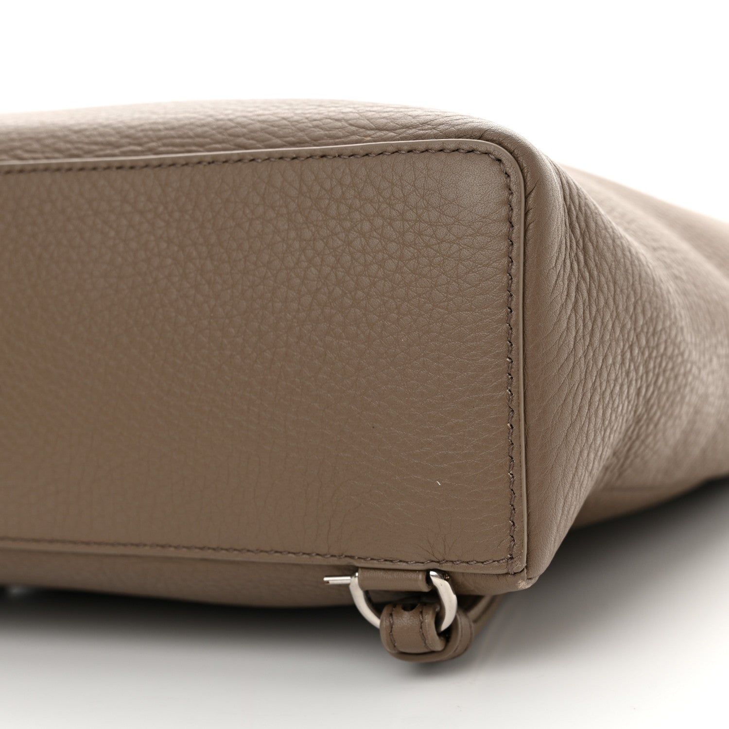 Loro Piana Grained Calfskin Extra Pocket L23.5 Backpack Warm Mastic 9 of 13