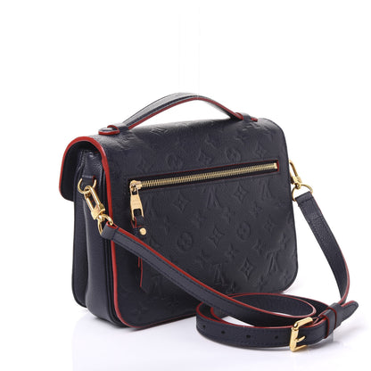 Louis Vuitton Empreinte Pochette Metis Marine Rouge 2 of 9