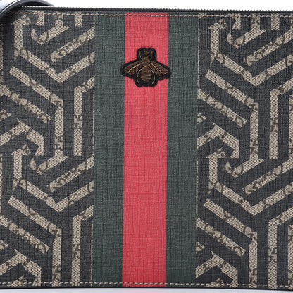 Gucci GG Supreme Monogram Caleido Web Messenger Beige Ebony 10 of 13