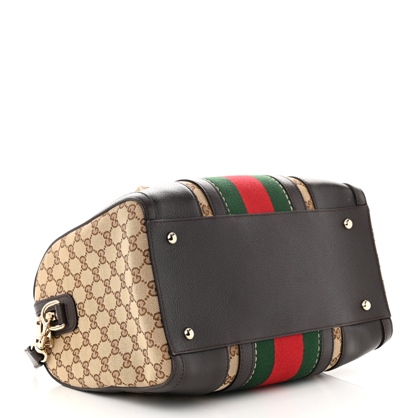 Monogram Vintage Web Medium Webby Bee Boston Dark Brown