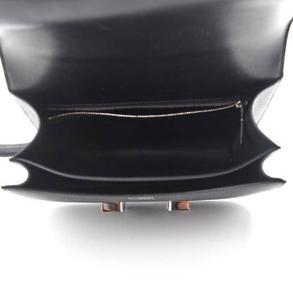 Hermes Epsom Horseshoe Enamel Constance 24 Black 7 of 24