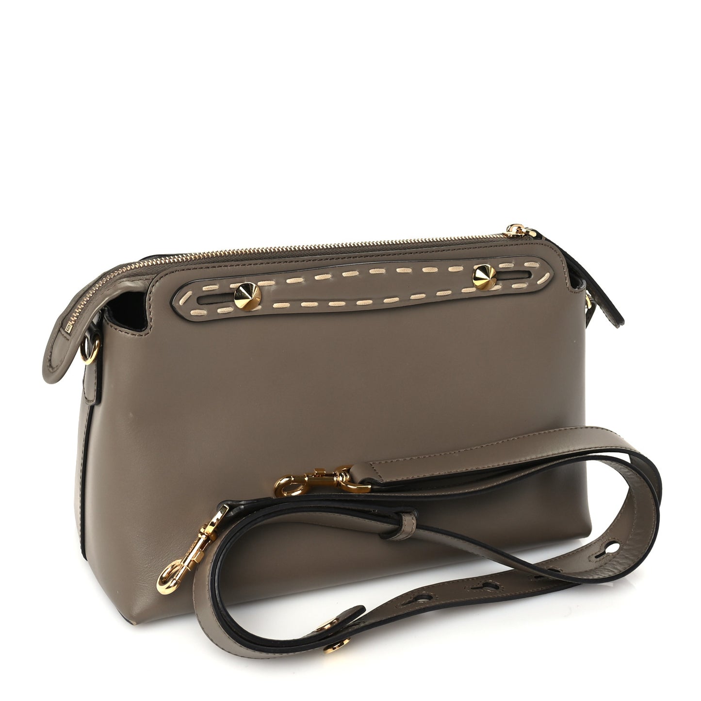 Vitello King Elaphe Python Print Logo Medium By The Way Boston Bag  Tartufo Daisy Roccia