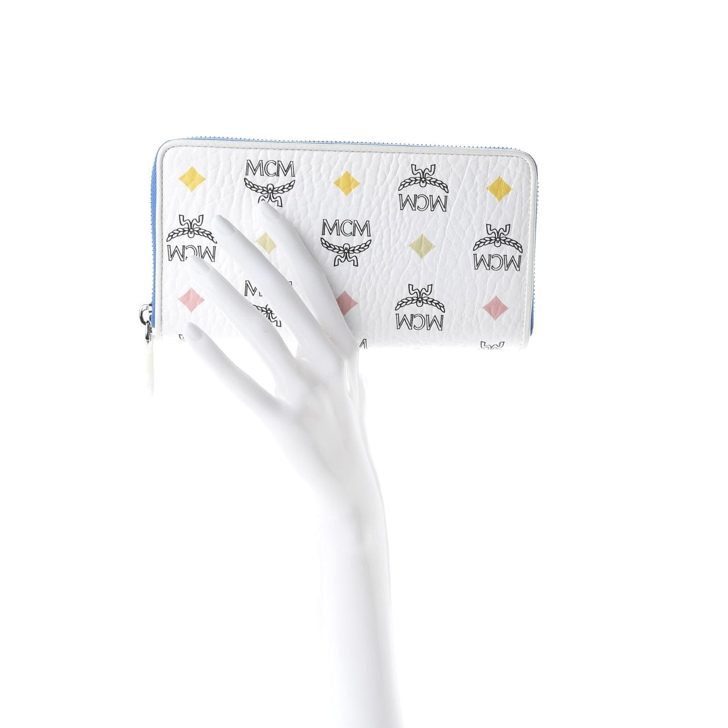 Skyoptic Visetos Zip Around Wallet Spectrum Diamond White