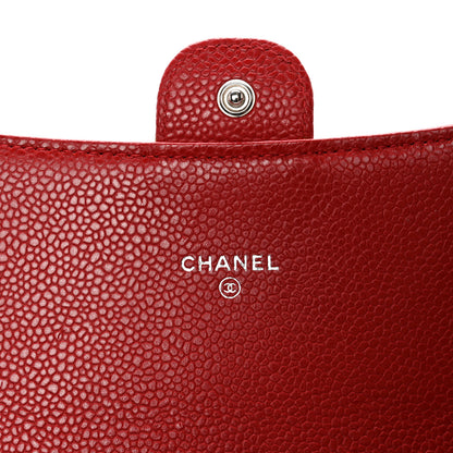 Chanel Caviar Quilted Travel Wallet Red 6 of 11