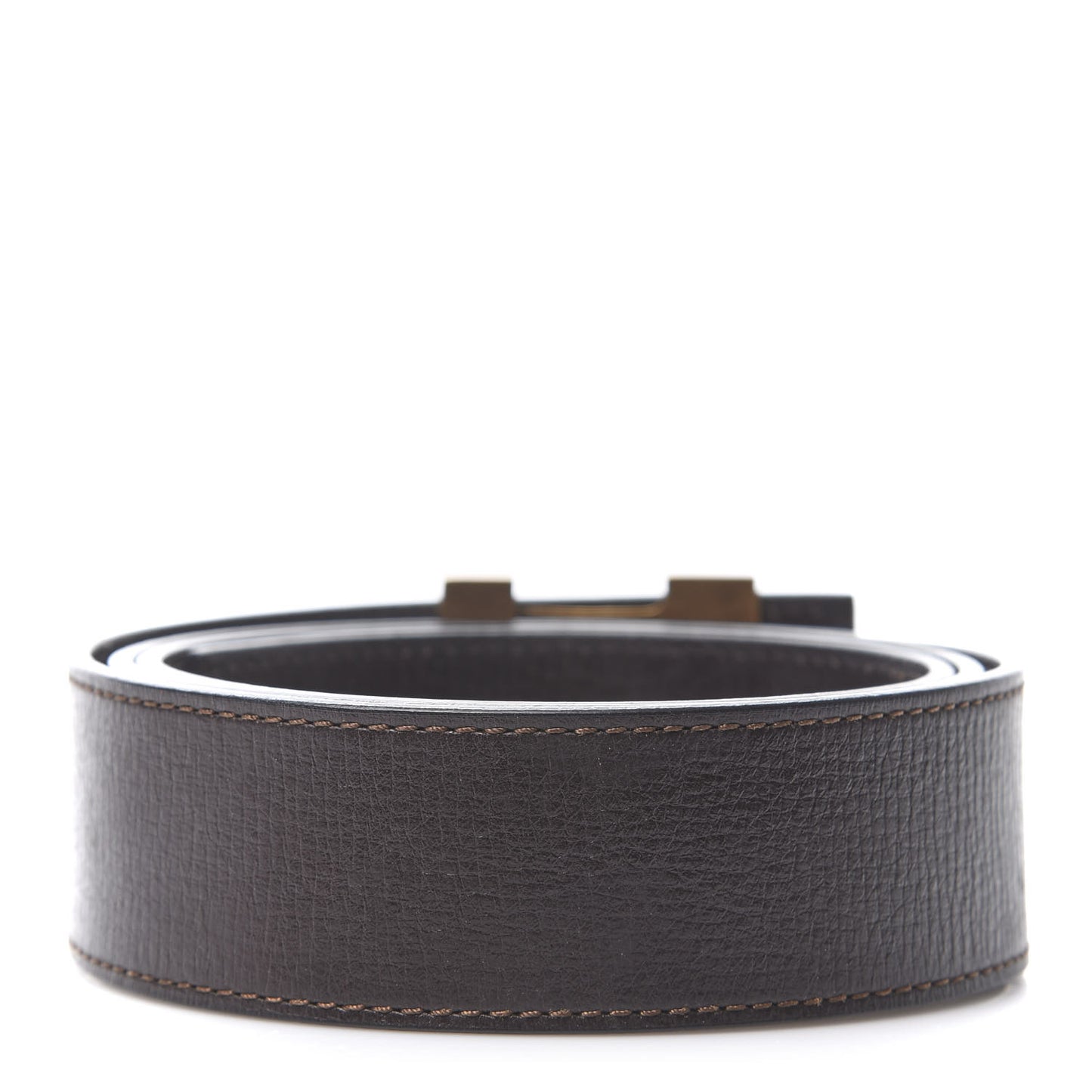 Utah LV Initiales Belt 100 40 Coffee