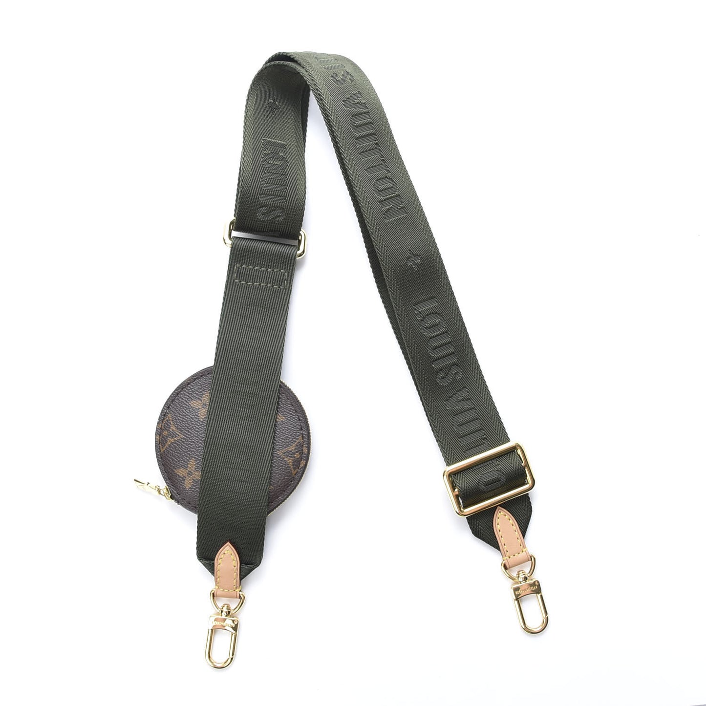 Monogram Multi Pochette Accessories Bandouliere Shoulder Strap Kaki