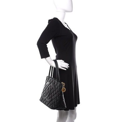 Chanel Caviar Quilted Medallion Tote Black 2 of 10