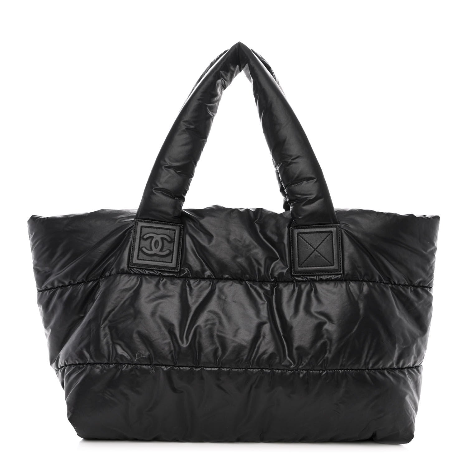 Chanel Nylon Quilted Medium Coco Cocoon Reversible Tote Black 1 of 10