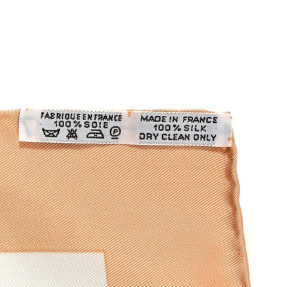 Hermes Silk Brides de Gala Pocket Square Scarf 3 of 3