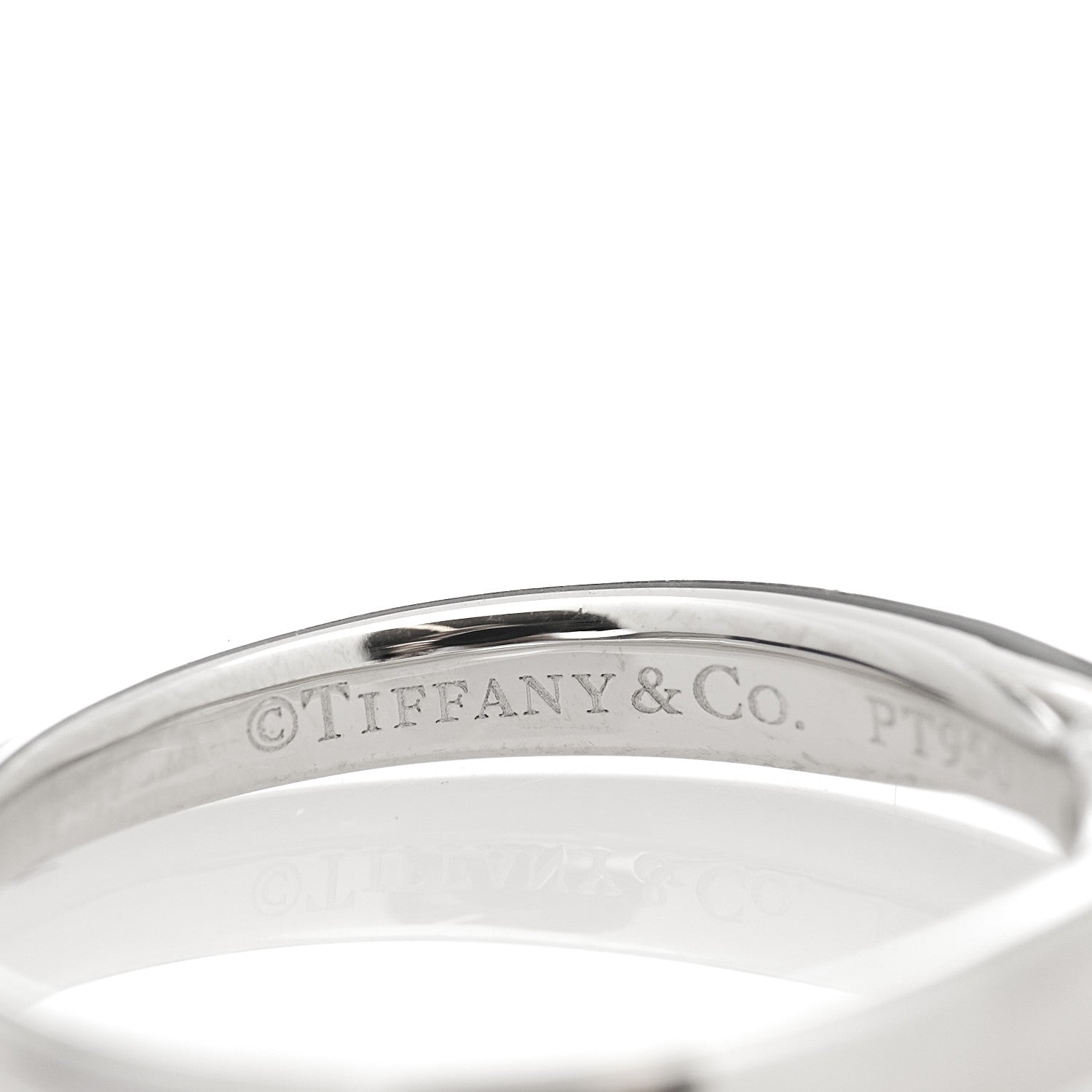 Tiffany Platinum Diamond .19ct Harmony Solitaire Engagement Ring 49 5 6 of 7