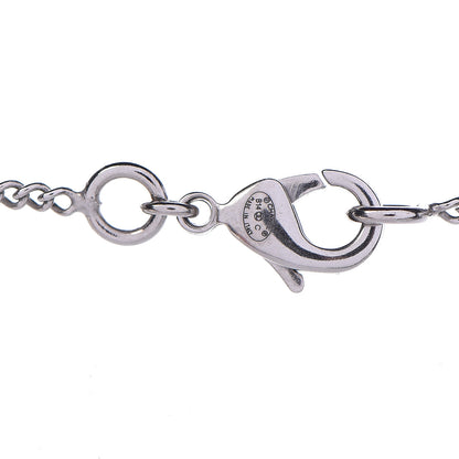 Chanel Crystal CC Bow Drop Necklace Silver 5 of 5