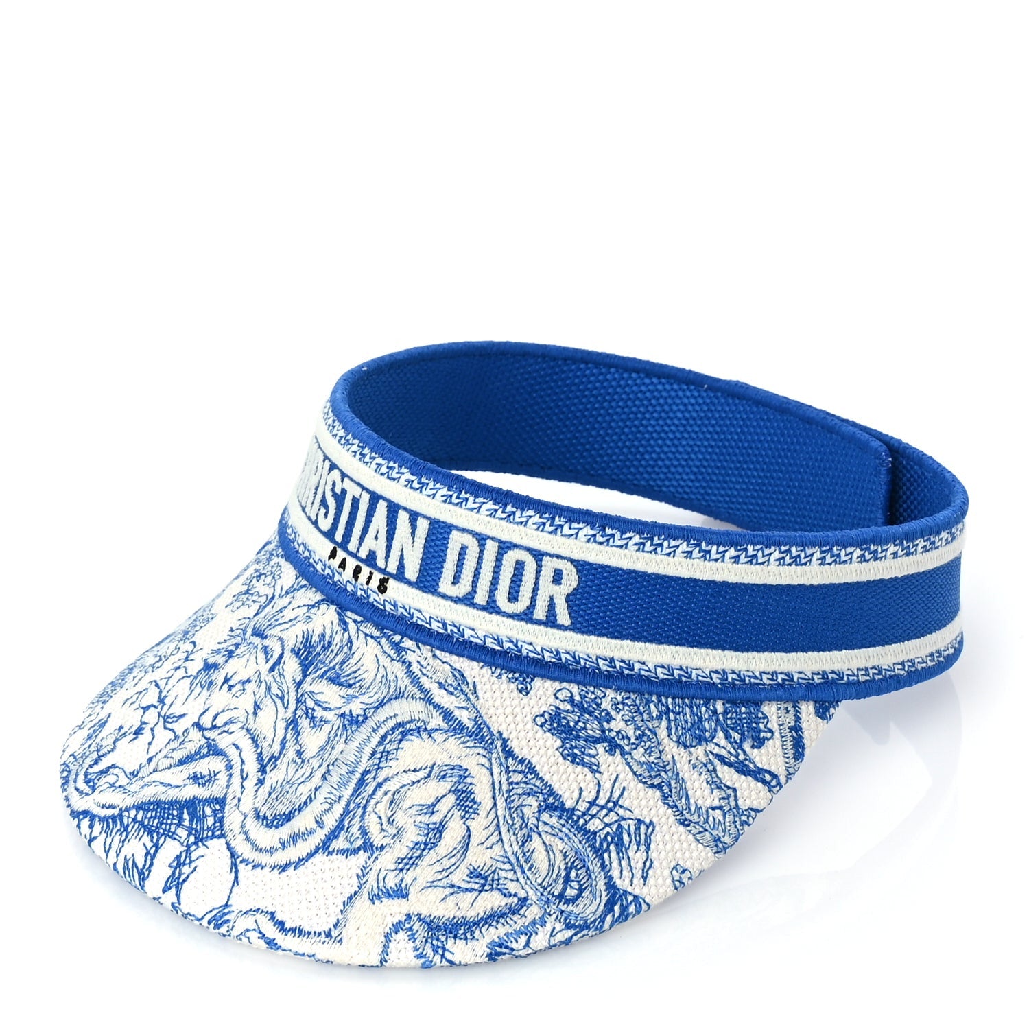 Christian Dior Toile De Jouy Reverse Visor Blue 1 of 6