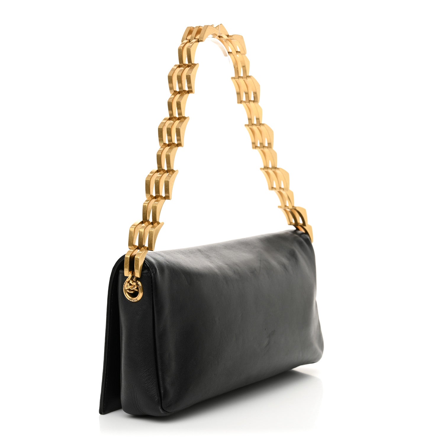 Saint Laurent Lambskin Monogram Kate 99 Baguette Shoulder Bag Black 3 of 13