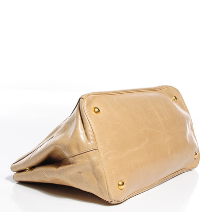 Prada Glace Calf Tote Quarzo 4 of 11