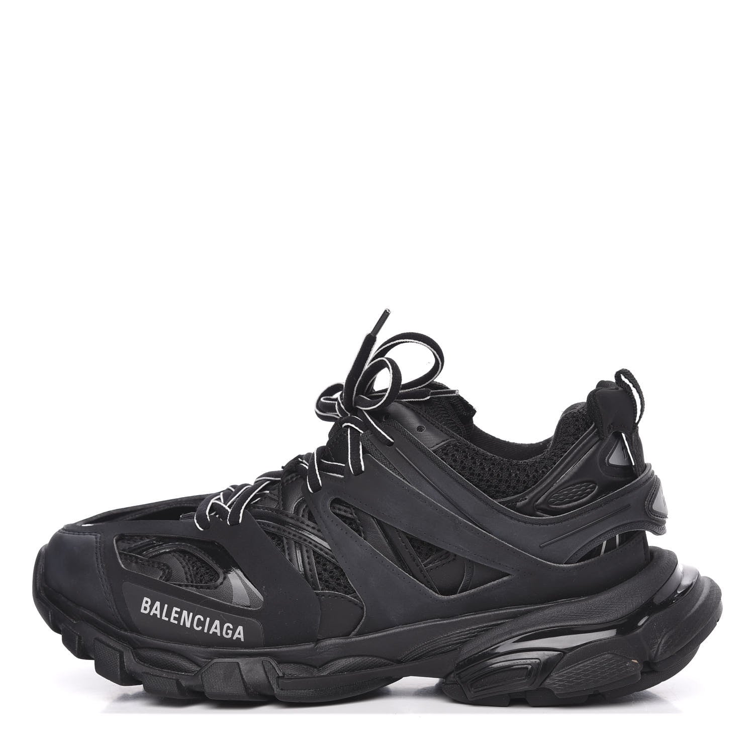Balenciaga Mesh Nylon Track Sneakers 40 Black 1 of 7