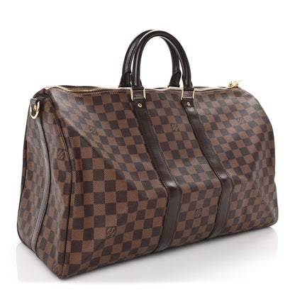 Louis Vuitton Damier Ebene Keepall Bandouliere 45 2 of 8