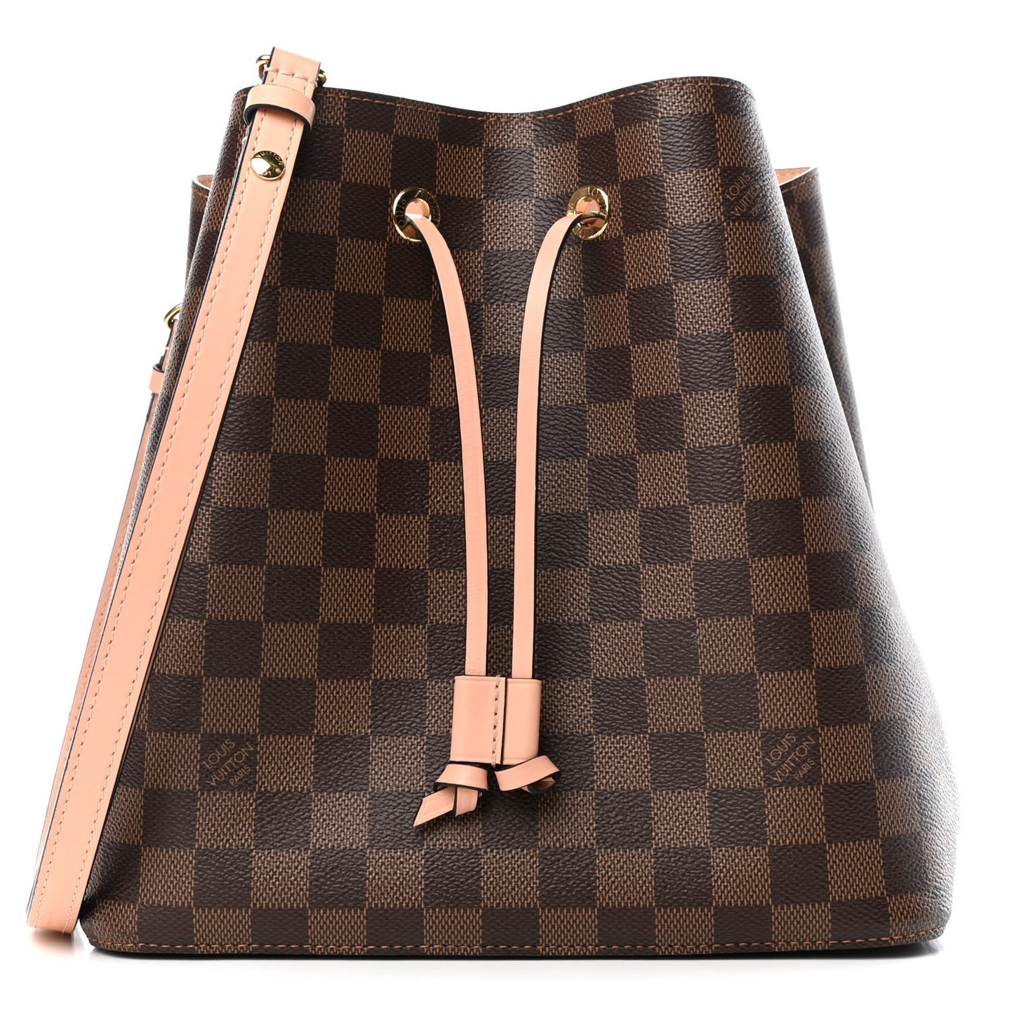 Damier Ebene Neonoe MM Venus Pink