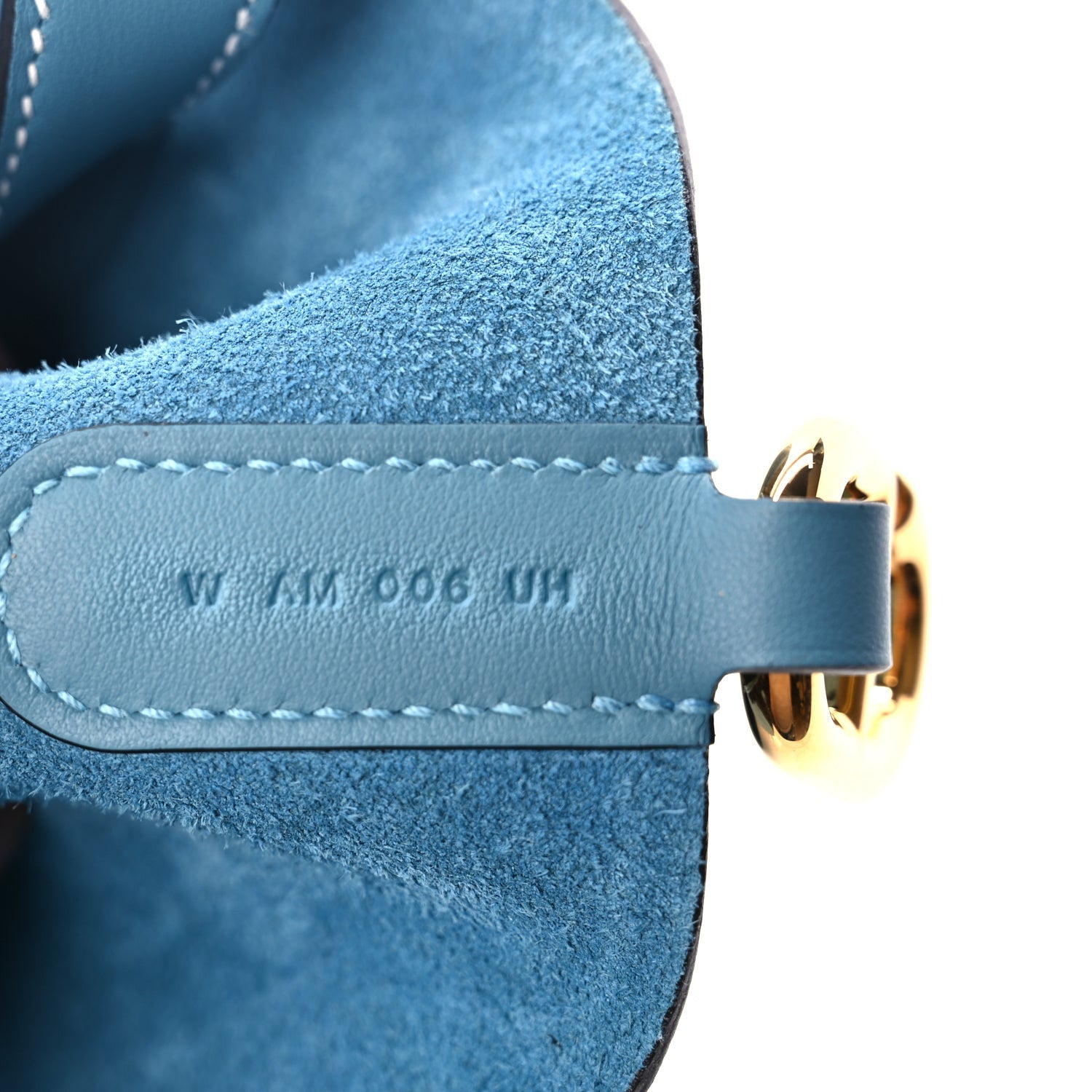 Hermes Taurillon Clemence Swift In-The-Loop 18 Blue Jean 6 of 10