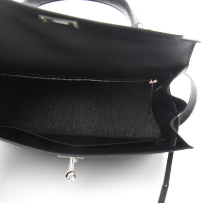 Hermes Epsom Kelly Sellier 28 Black 5 of 12