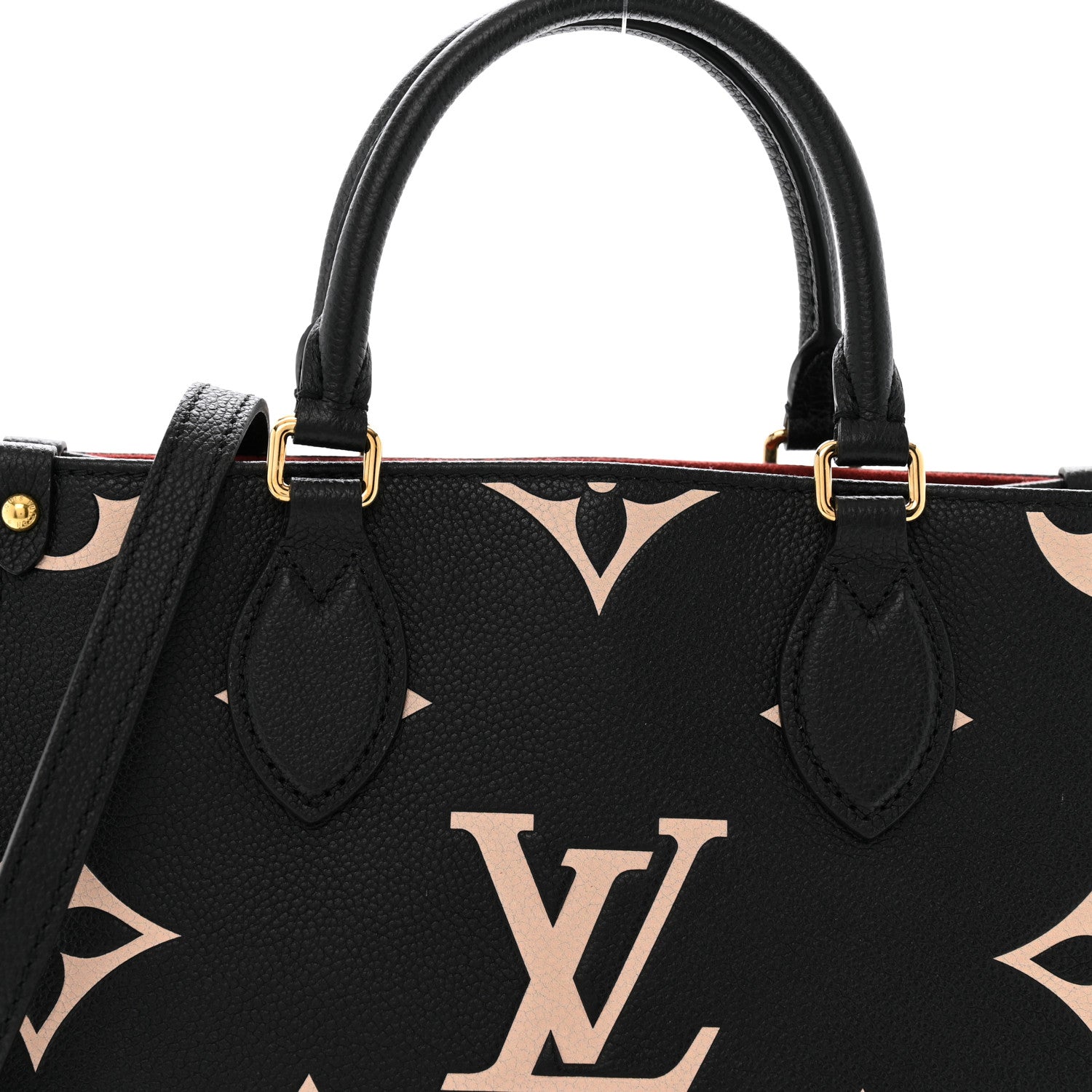 Louis Vuitton Empreinte Monogram Giant Onthego PM Black Beige 8 of 12