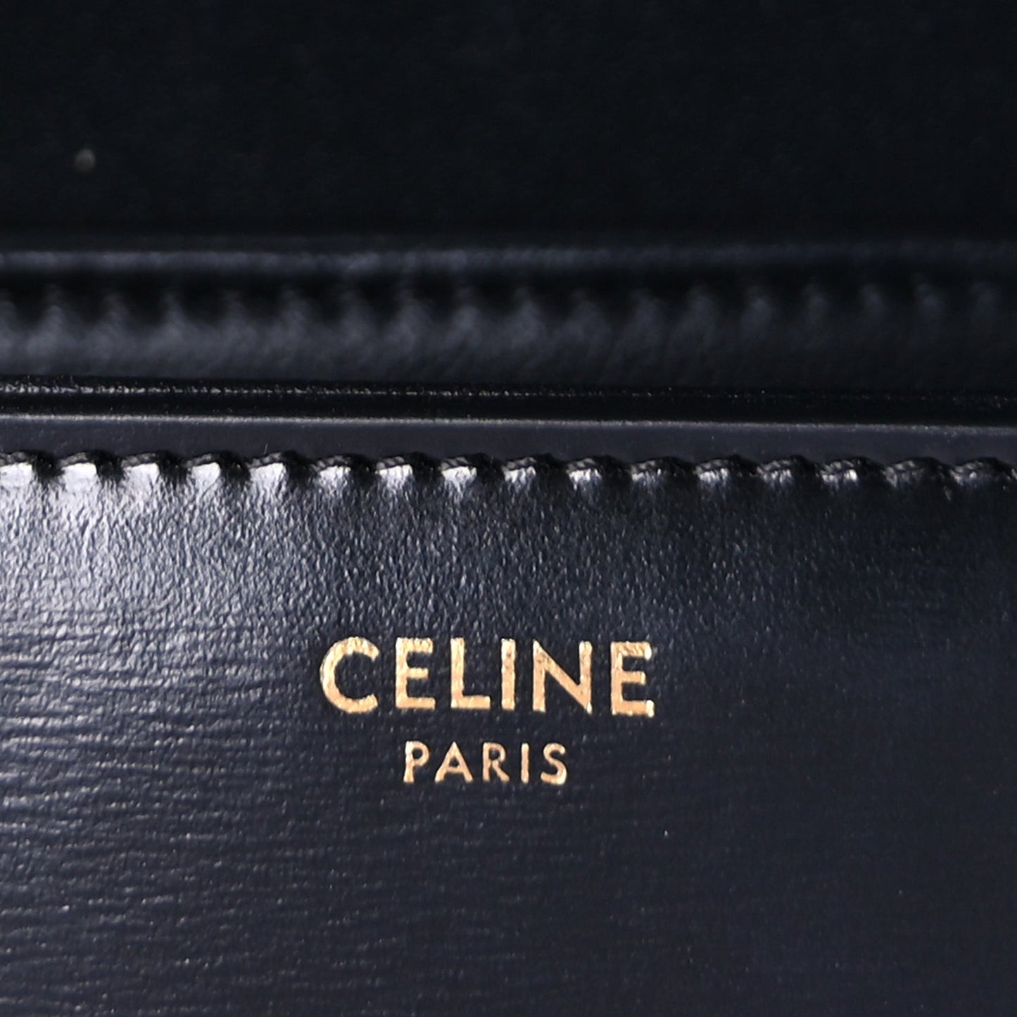 Shiny Calfskin Teen Triomphe  Black