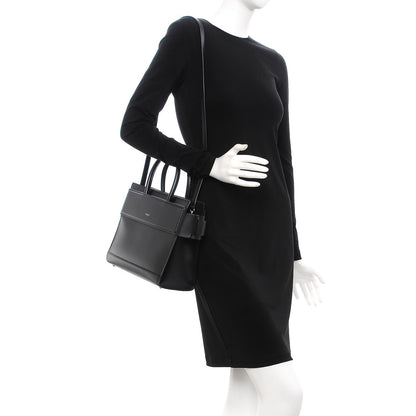 Givenchy Smooth Calfskin Small Horizon Satchel Black 3 of 11