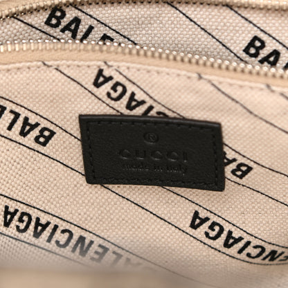 Balenciaga X GUCCI GG Supreme Monogram Neo Classic Silver Hardware City Beige Ebony 6 of 10