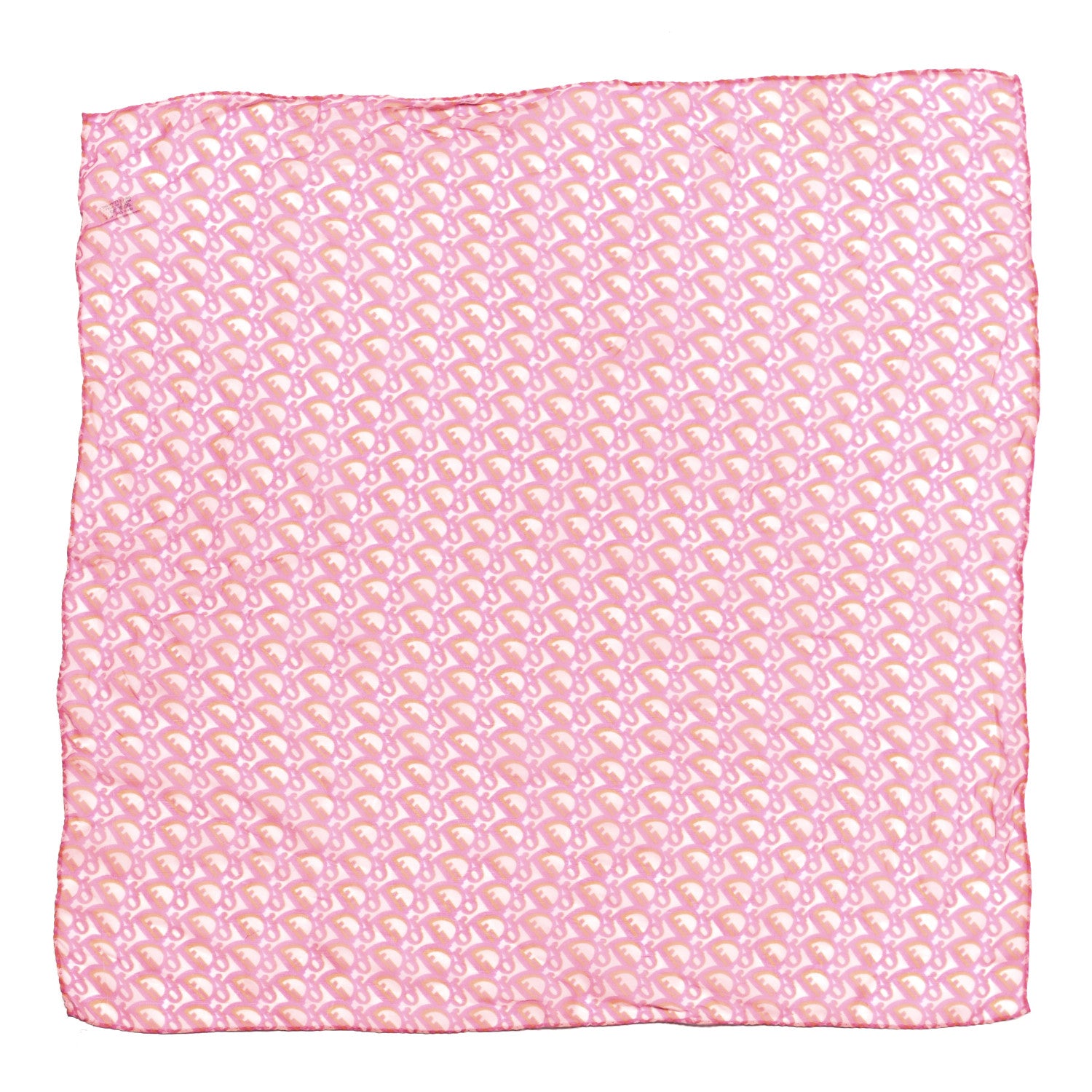 Christian Dior Silk Monogram Scarf Pink 1 of 4
