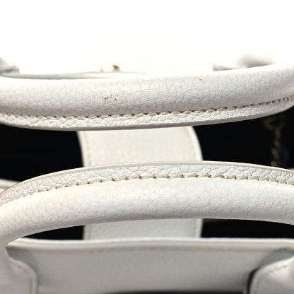 Chanel Grained Calfskin Mini Neo Executive Shopper Tote White 13 of 13