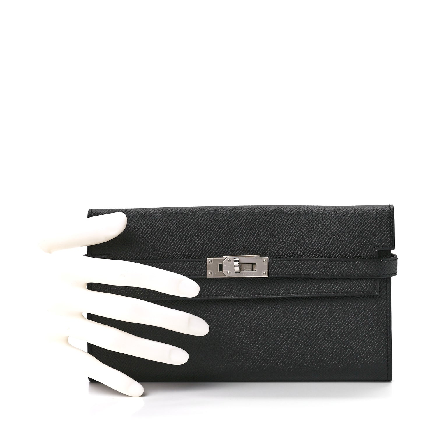 Epsom Kelly Longue Wallet Black