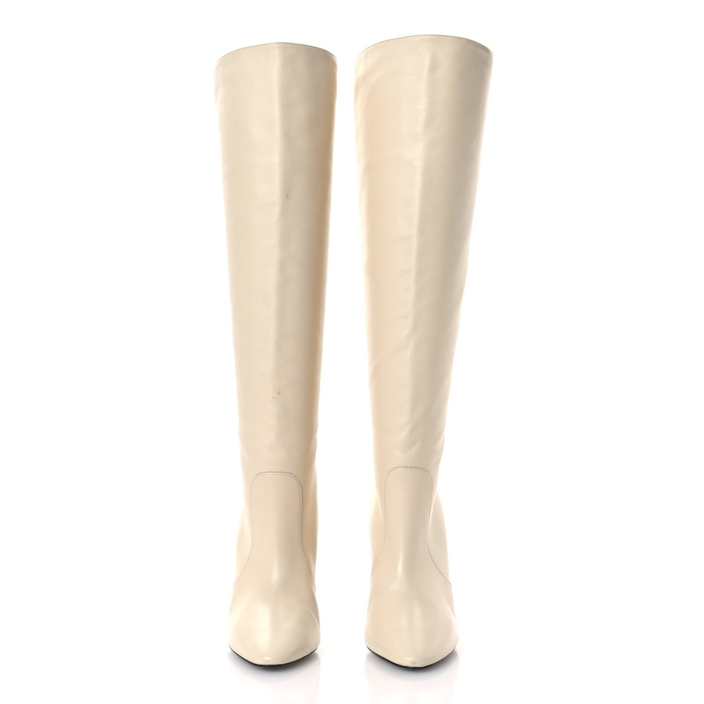 Lambskin Koller 110 Tall Boots 40 Real Beige