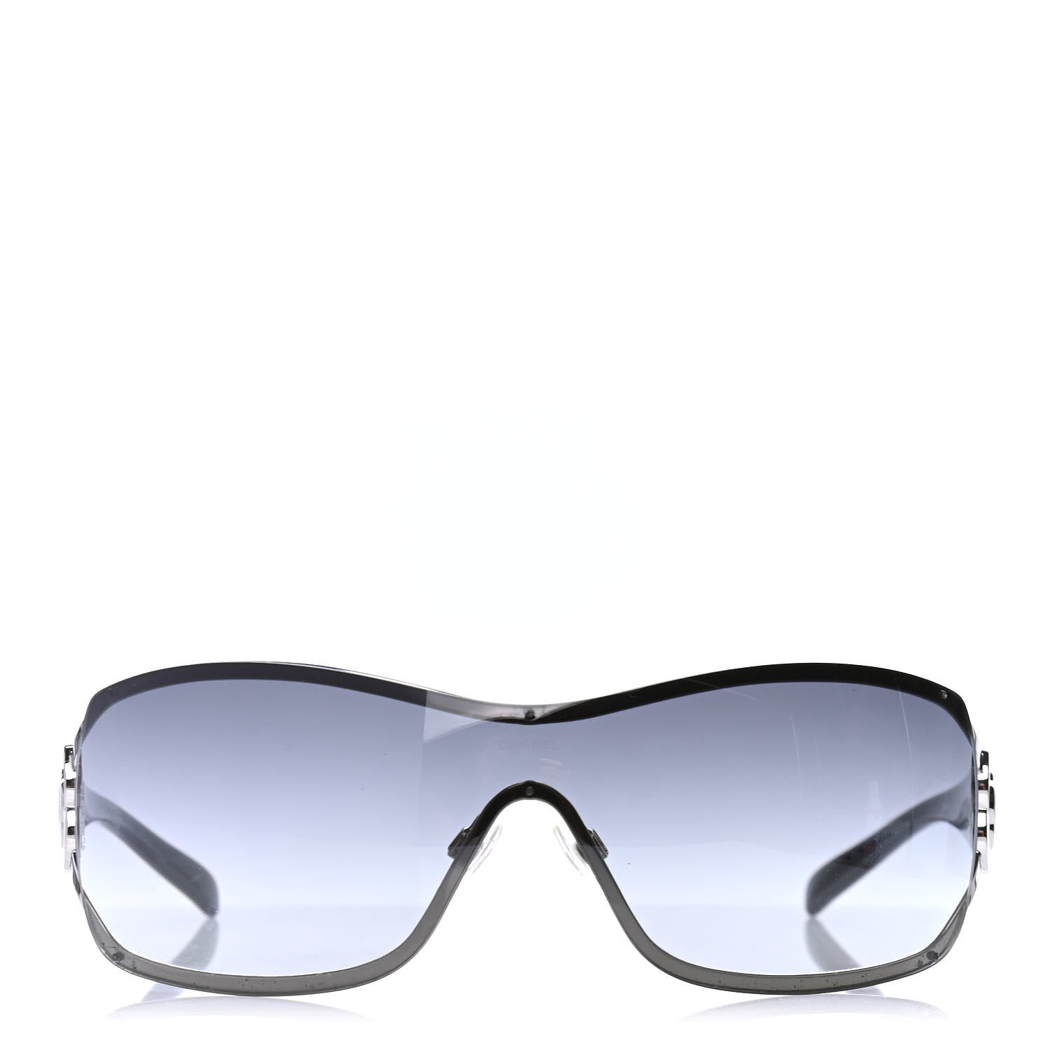 Chanel Swarovski Crystal Camellia CC Sunglasses 4164-B Black 2 of 4