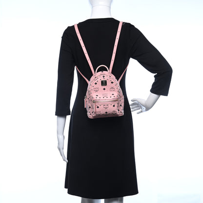MCM Visetos Stud Mini Stark Backpack Soft Pink 2 of 14
