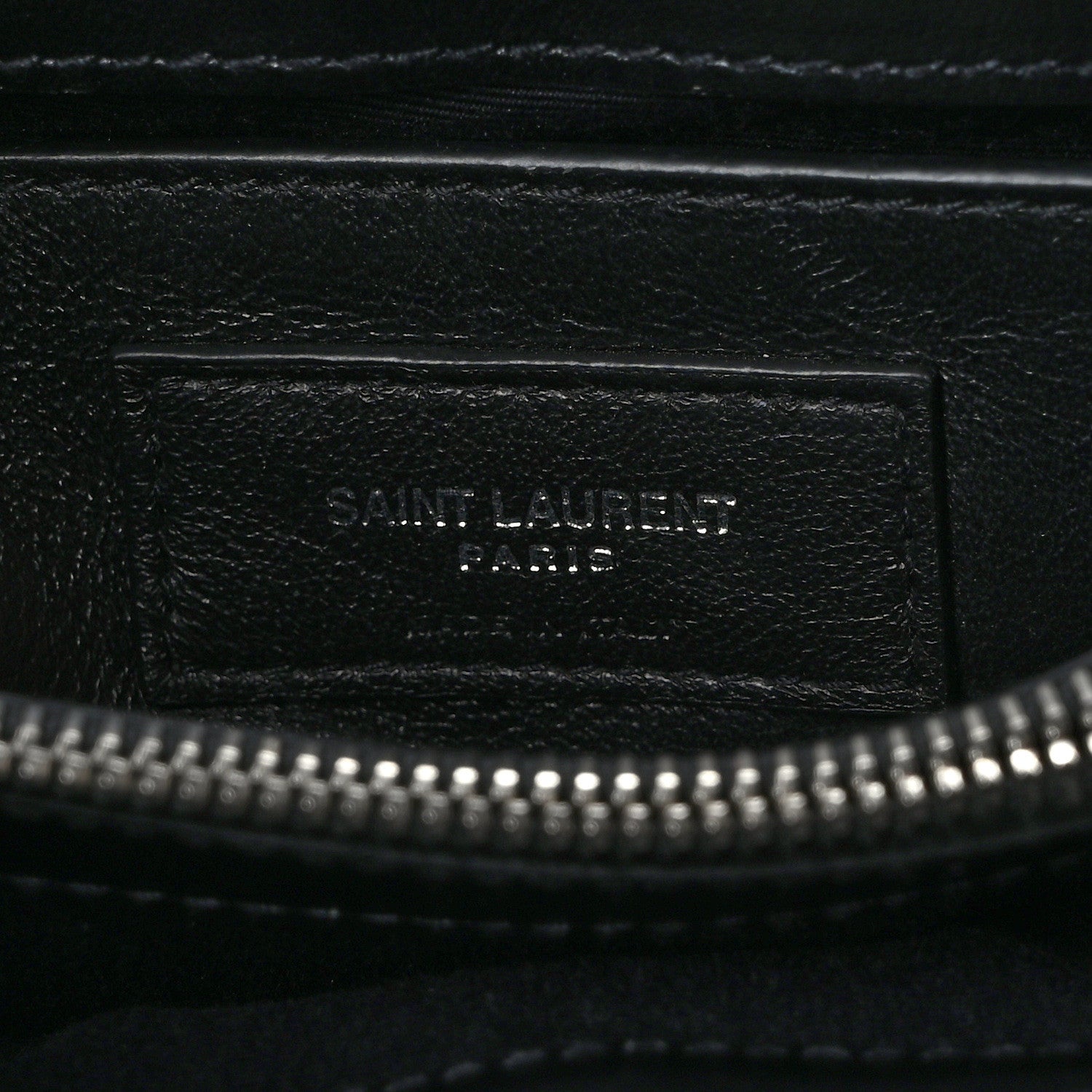 Saint Laurent Calfskin Y Quilted Monogram Small Loulou Chain Satchel Black 6 of 11