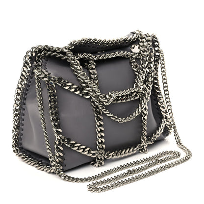 Stella McCartney Eco Alter Nappa Mini Falabella Chain Cage Tote Grey 2 of 9