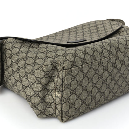 Gucci GG Plus Monogram Messenger Diaper Bag Dark Brown 7 of 8