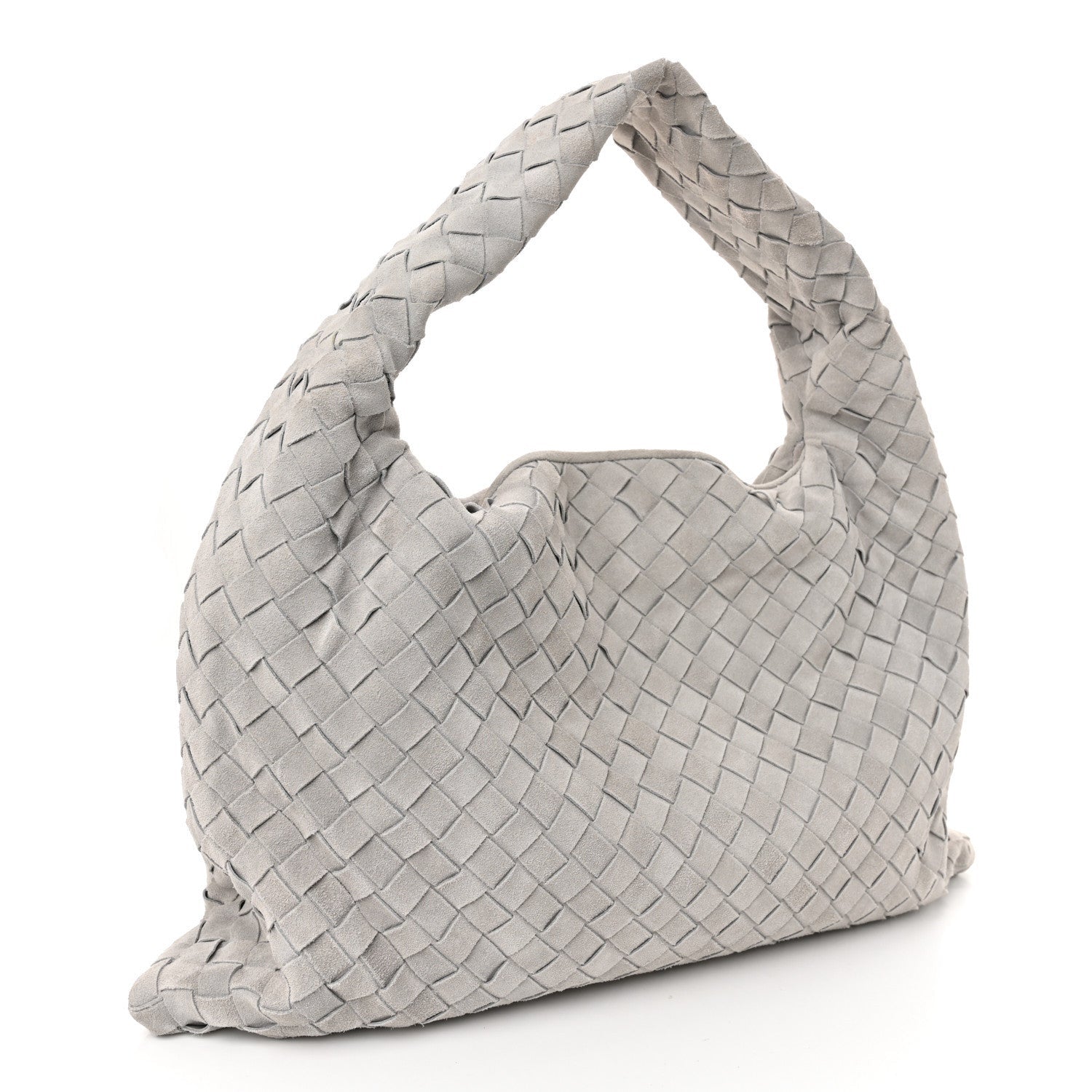 Bottega Veneta Suede Intrecciato Small Hop Sterling 3 of 7