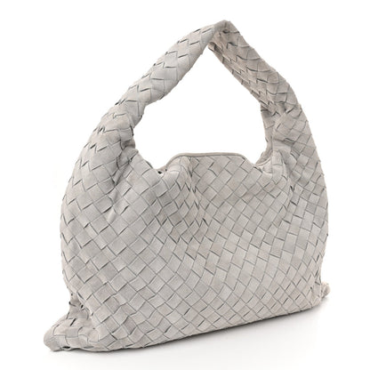 Bottega Veneta Suede Intrecciato Small Hop Sterling 3 of 7