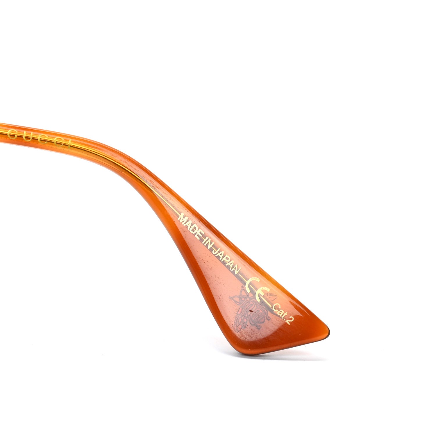 Gucci Square Frame Web GG0106S Sunglasses Tortoise 5 of 7