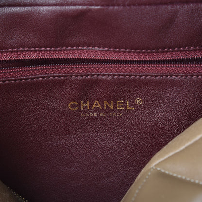 Chanel Lambskin Diamond CC Small Camera Case Khaki Clair 6 of 16