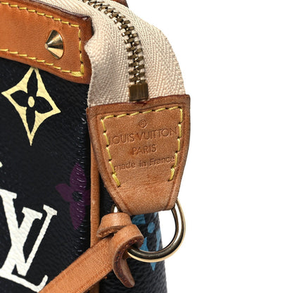 Louis Vuitton Monogram Multicolor Pochette Accessories Black 7 of 7