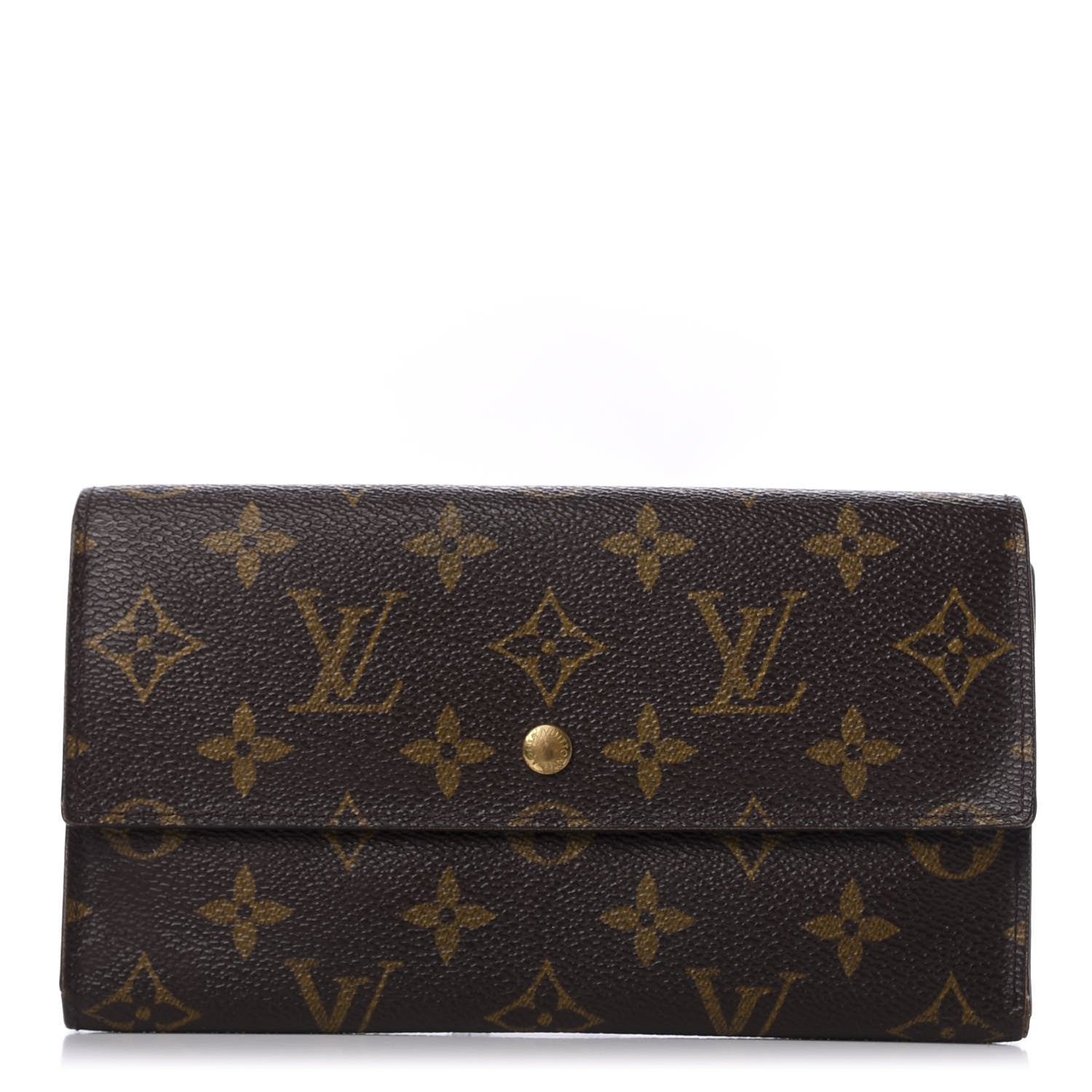 Louis Vuitton Monogram Porte Tresor International Wallet 1 of 9