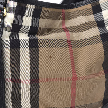 Burberry House Check Small Canterbury Tote Black 11 of 12