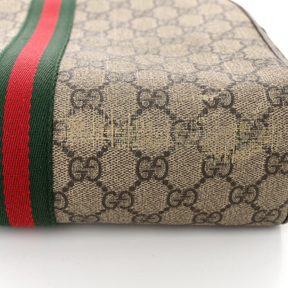 Gucci GG Supreme Monogram Web Small Ophidia Shoulder Bag Brown 12 of 17