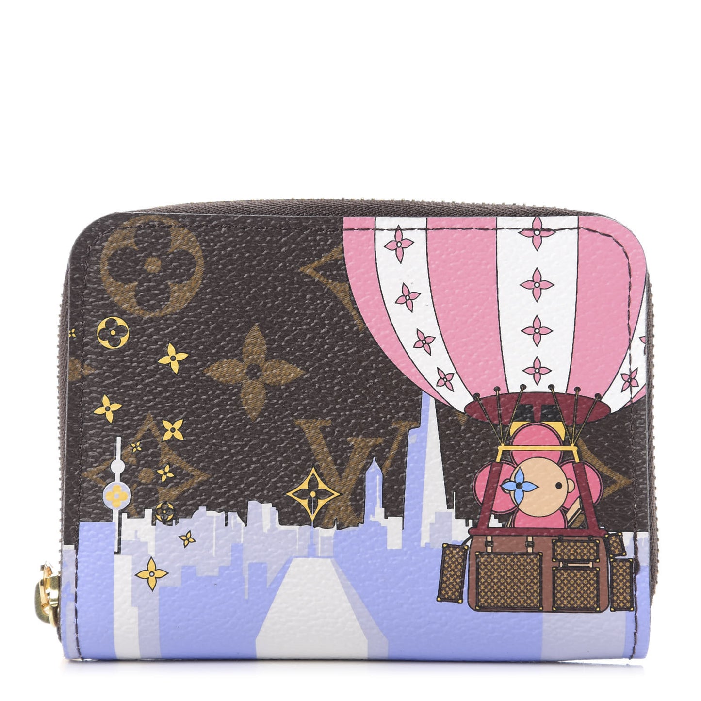 Monogram 2019 Christmas Animation Zippy Coin Purse